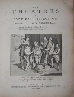 The Theatres. A Poetical Dissection