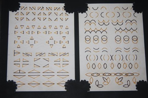 Sewing C.K.T.S.; 19th Century Sewing Sample Album with Geometric and Figurative Patterns
