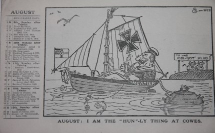 The Kaiser's Kalendar for 1915. Or The Dizzy Dream of Demented Willie. 
