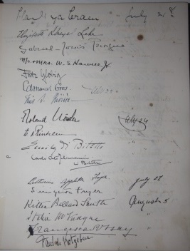 Guest Book of the Princess Kotzebue for the Chteau de Suisnes