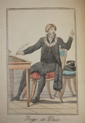 Costumes des Reprsentans du Peuple Franais. Membres des deux Conseils, du Directoir Executif des Ministres, des Tribunaux, des Messagers d'tat, Hussiers, et autres Fonctionaires Publics