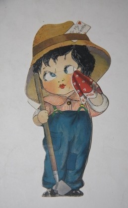 [Valentine's] Betty Boop-like Girl with Movable Pupils