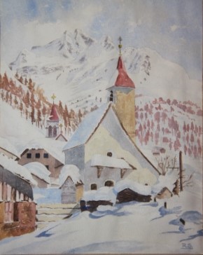 Das schne Alpenland. Unserem liebwerten, jederzeit hilfsbereiten Herr Oberleutnant J. Rosenberg zur freundlichen Erinnerung