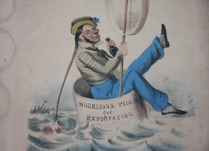 [Broadside] The Life of a British Sailor Saved by Morrison's Pill. Morrison's Pills for Exportation