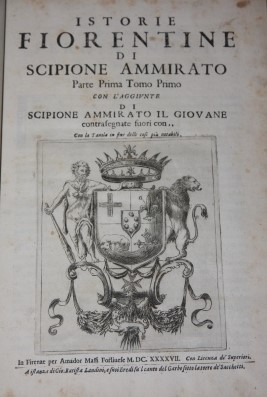 Istorie Fiorentine di Scipione Ammirato (Three Volumes)