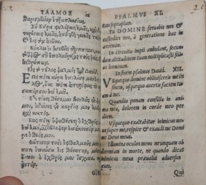 Psalterium Davidicum Graecolatinum