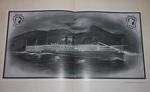 The C.W. Morse. 1807-1904 The Magnificent Triumph of Steam Boat Progress Commissioned by The People's Line. May 28 MCMIV.; C. W. Morse People's Evening Line. New York Albany