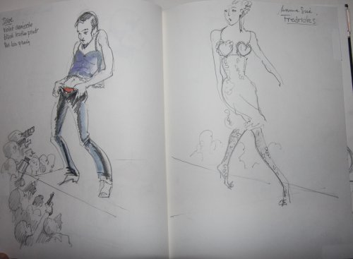[Sketchbook] Fashion Diary for Vanity Fair. Nov. '96