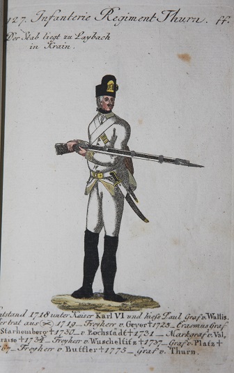 Geschichte und Bildliche Vorstellung der Regimenter des Erzhauses Oesterreich
