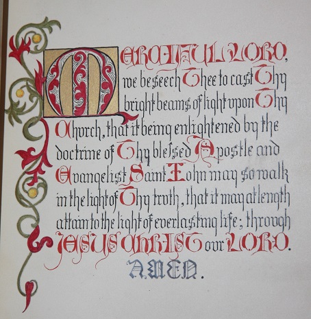 [Illuminated Manuscript] The Festival of St. John the Evangelist