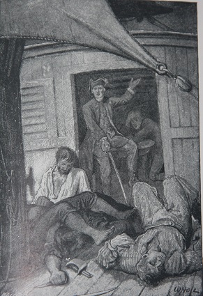 Kidnapped. Being the Adventures of David Balfour how he was Kidnapped and Cast away; . . .; With Sixteen Illustrations by W. B. Hole