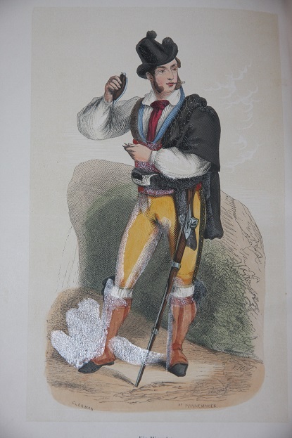 Spanien und die Spanier, ihre Sitten, Trachten, Volkssagen und Legenden, Bau- und Kunstdenkmaeler; Mit vielen holzschnitten und Aquarellen