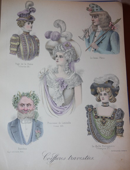 Album de Coiffures Travesties Troisieme Serie. Modeles de la Coiffure Francaise Illustree 1889 - 1907