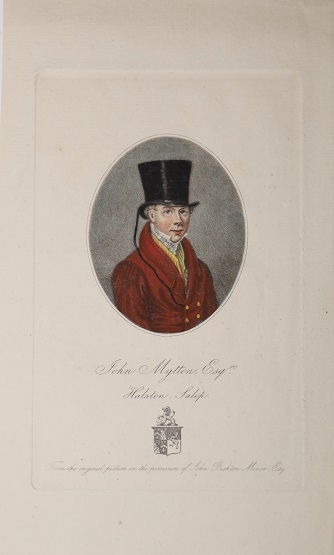 [Print] John Mytton, Esq. Halston, Saloop. From the original picture in the possession of John Bishton Minor, Esq