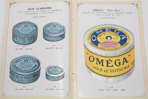 [Trade Catalogue] La Pte Flamande. Omga. Atla.; Prix-Courant 1913