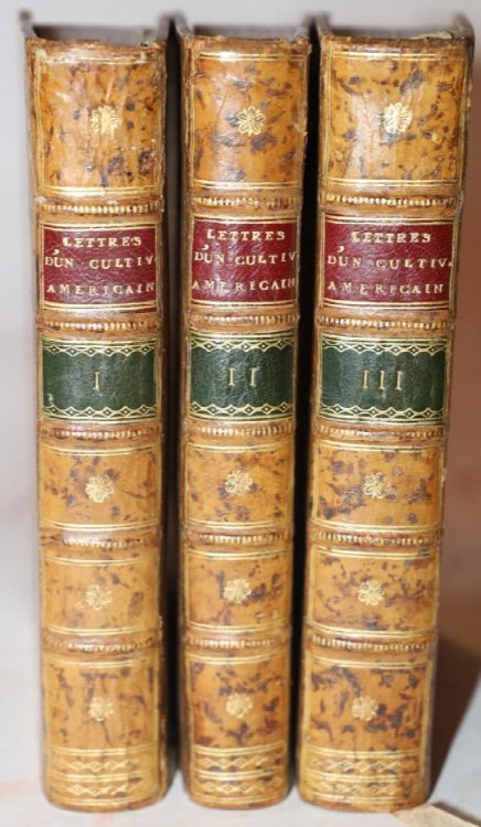 Lettres d'un Cultivateur Amricain addresses Wm. S . on Esq. depuis l'anne 1770 jusqu'en 1786 (3 volumes); Traduites de l'Anglois