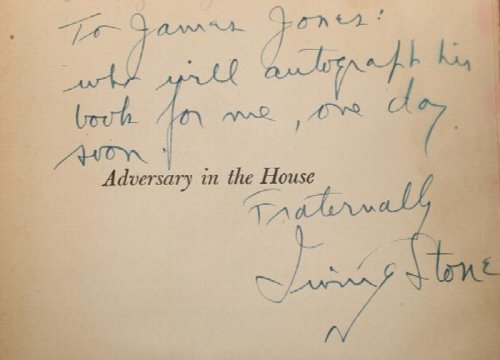[Inscribed Association Copy] Adversary in the House. A Biographical Novel