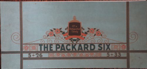 The Packard Six 5-26 5-33
