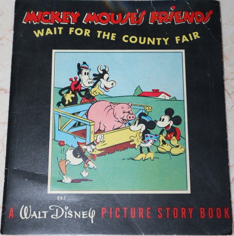 Mickey Mouse's Friends Wait for the County Fair; A Walt Disney Picture Story Book. 883