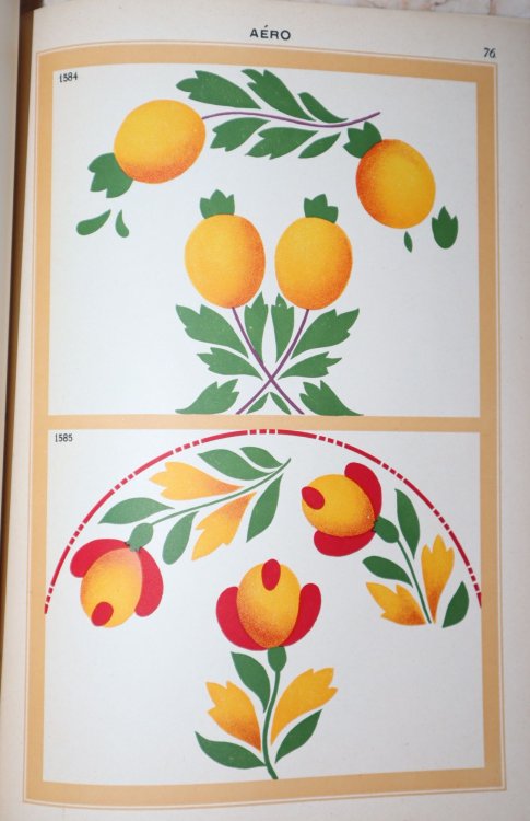 Manufacture de Faence de Keramis Boch Frres Album des Dcors Peinture et Aros sous mail 1930 La Louvire (Belgique)