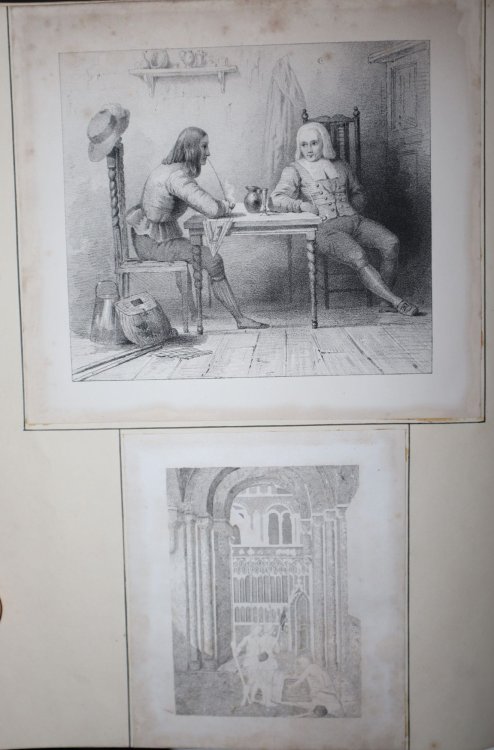 Portrait Epitaphs and Monuments of Distinguished Persons. With Remarks by Martin Cawood. Leeds 1847