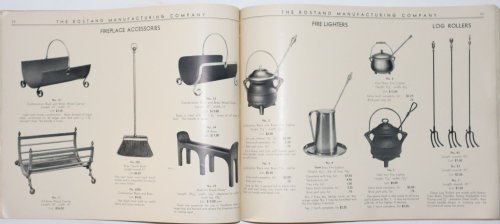 [Trade Catalogue] Fireplace Fixtures, Electric Lamps, Door Knockers, Sun Dials. The Rostand Manufacturing Company. Milford, Connecticut. Catalog Number 7