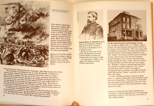 [Inscribed] Weeksville Then &Now. The Search to Discover. The Efforts to Preserve. Memories of Self in Brooklyn, New York