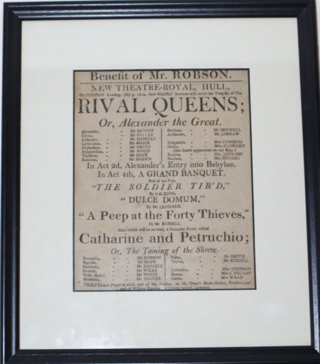 [Theater Broadside] Rival Queens