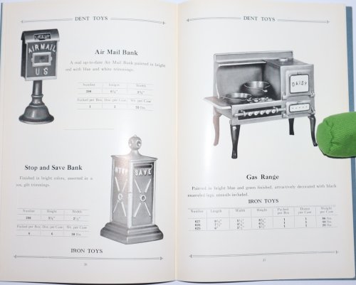 Dent Toys Catalogue No. 10. Cast Iron Toys Cast Aluminum Toys Repeator and Single Shot Pistols Jacks