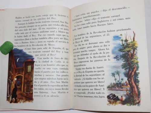 Collecin Infantil. Historia del General San Martin. El Nio Dios. Geografia.Argentina. Al Bab y los Cuarenta Ladrones. (4 volumes)