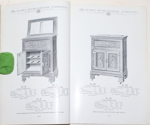 [Trade Catalogue] Alaska Household Refrigerators and Ice Chests. Catalog 1911. The Alaska Refrigerator Company. Muskegon, Michigan