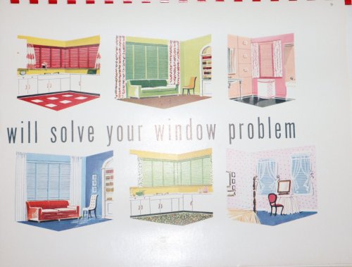 Sample Book M. C. Weeks Venetian Blinds. Executive Offices & Main Plant Collegeville, Penna. Illustrated