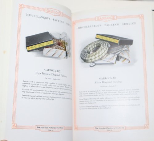 Garlock Packing Service. The Garlock Packing Company. Catalogue A-1925