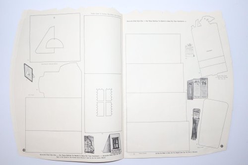 A Barrel-Full of Money Making Ideas for Printers. Full Size Plans for Die Cut Booklets - Folders- Novelties Etc. Accurate Steel Rule Die Manufacturers [together with] mailing envelope to prospective customer, along with typed letter to prospect