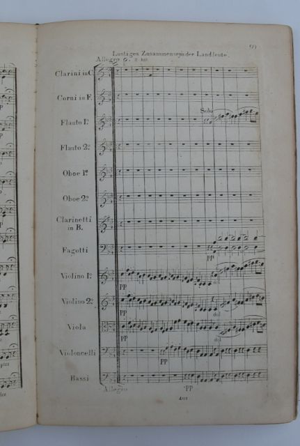 SIXIEME SINFONIE PASTORALE en fa majeur F DUR Oeuvre 68.