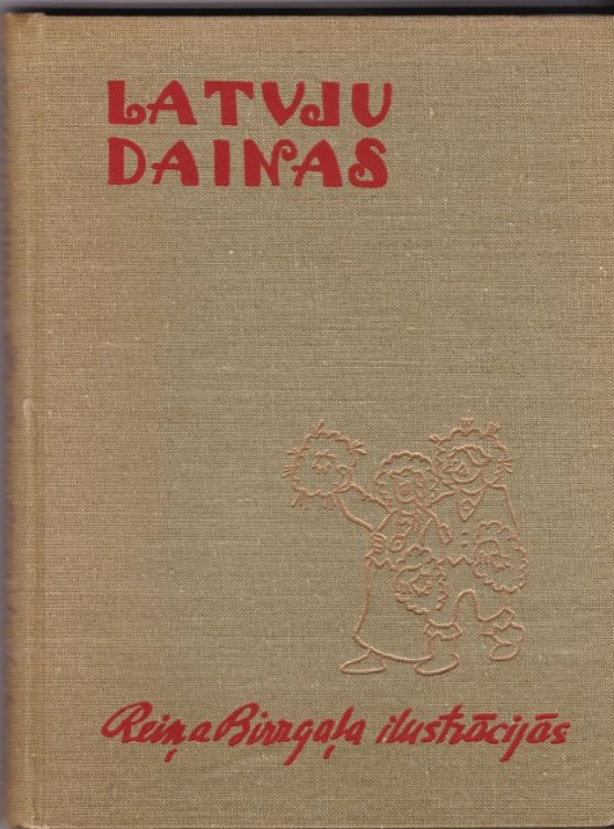 Latvju Dainas Reina Birzgala Illustracijas