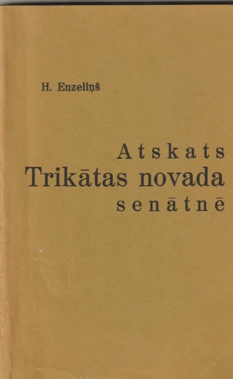 Atskats Trikatas Novada Senatne