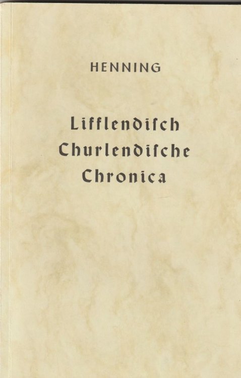 Lifflendische Churlendische Chronica