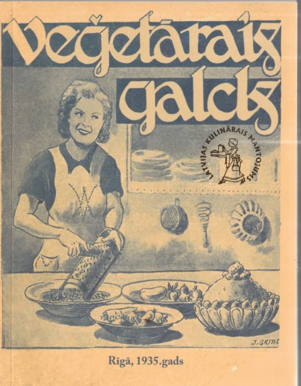 Vegetarais Galds Pavaru Gramata Ar 417 Vegetaro Edienu Receptem