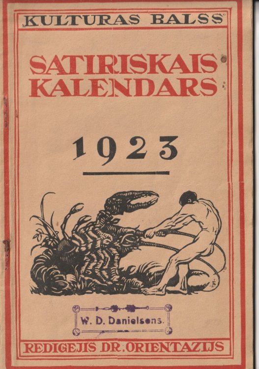 Kulturas Balss Satiriskais Kalendars 1923