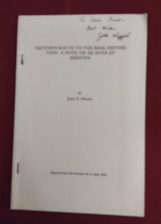 Aquinas's Route to the Real Distinction: A Note on 'De Ente et Essentia'