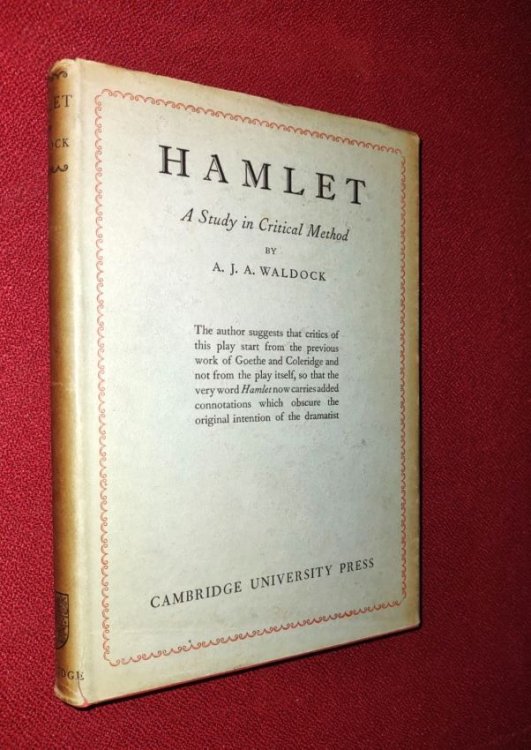 HAMLET - A Study in Critical Method