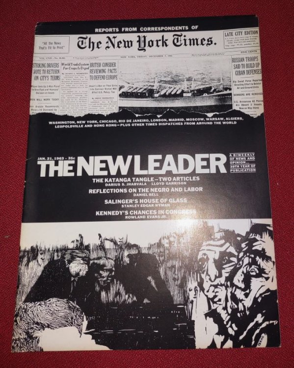 THE NEW LEADER - January 21, 1963 A Biweekly of News and Opinion