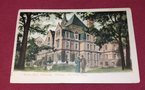 Stone Hall, Wellesley College, Wellesley, Mass. UDB. Unposted.