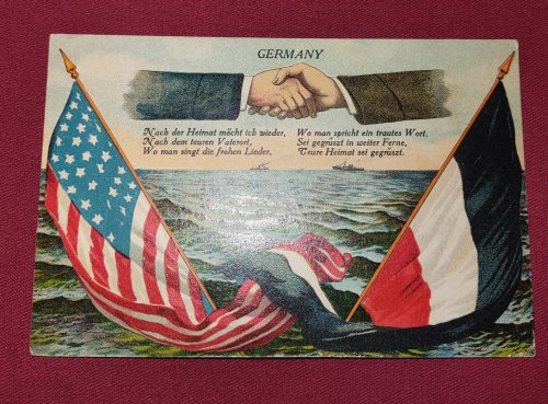 GERMANY - UDB colour lithograph Postcard