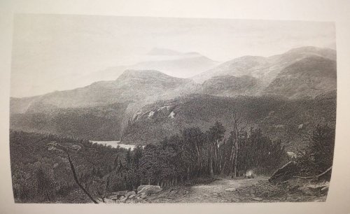 PICTURESQUE AMERICA, OR THE LAND WE LIVE IN - Part 11 with Steel Engraving of The Smoky Mountains
