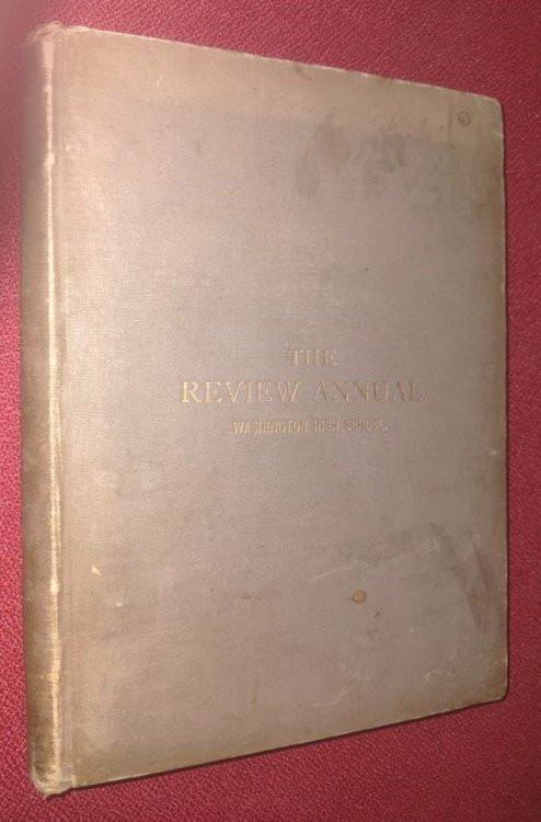 The Review Annual Washington High School 1889-90