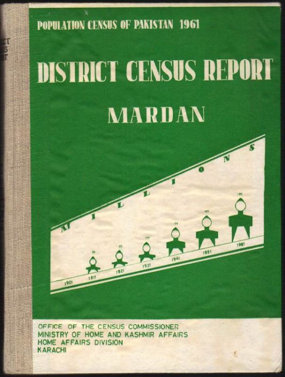 Image for Population Census of Pakistan 1961: District Census Report Mardan Parts I-V: General Description, General Tables, Housing Tables, Population Tables and Village Statistics Population Census of Pakistan 1961: District Census Report Mardan Parts I-V: General Description, General Tables, Housing Tables, Population Tables and Village Statistics