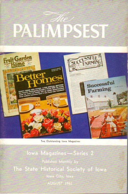 The Palimpsest, Vol. XLIV, No. 8 (August 1963)