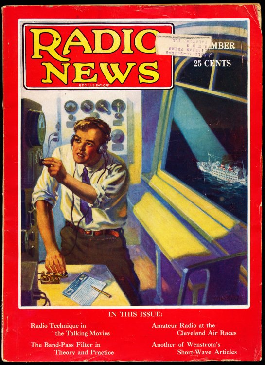 RADIO NEWS. December 1929, Vol. XI, No. 6